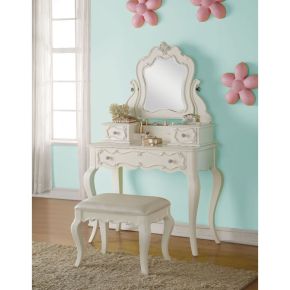 ACME 30516 Edalene - Vanity Desk - Pearl White