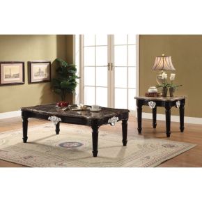 ACME 82150 ACME 82150 Ernestine - Coffee Table - Marble Top & Black