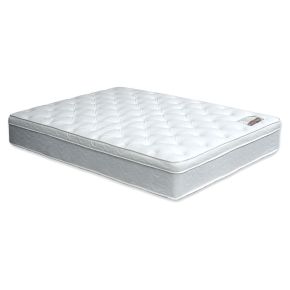 Furniture of America DM315F-M Bird Of Paradise - Euro Pillow Top Mattress 75" x 54" Memory Foam - White