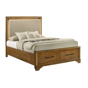 New Classic 00-B1424-100 Talcott - 6/6 King Bed Only - Brown