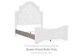 Signature Design by Ashley® B751-96 Lodenbay - Queen Panel Rails - Antique Gray