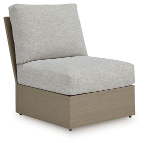Signature Design by Ashley® P704-846 Kimpton Isle - Armless Chair With Cushion - Brown / Beige