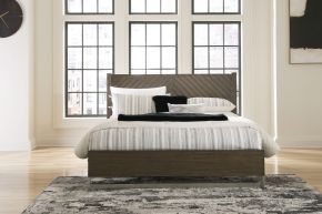 Ashley® B786/58/56/97 Arkenton - King Panel Bed - Grayish Brown