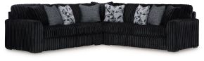Ashley Furniture 98103S6 Ashley Furniture 98103S6 Midnight-Madness - 3-Piece Sectional - Onyx