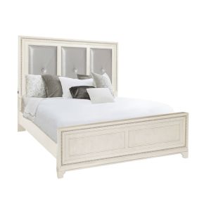 Samuel Lawrence Furniture S884-BR-K3 Orleans - King Upholstered Panel Bed with LED Lights - Natural