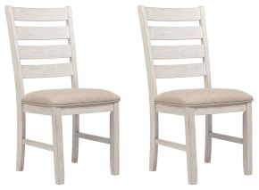 Signature Design by Ashley® D394-01 Skempton - White - Dining Uph Side Chair (Set of 2)