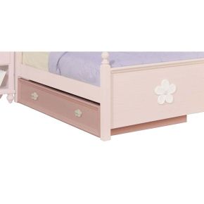ACME 00738-TRN Floresville - Trundle - Pink (White Flower)