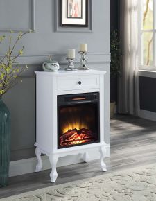 ACME AC00853 Eirene - Fireplace - White Finish