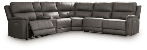 Ashley Furniture PCU12000S5 Ashley Furniture PCU12000S5 Bleckley - 6-Piece Power Reclining Sectional With LAF And RAF Recliners - Anchor