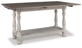 Signature Design by Ashley® T814-4 Havalance - Flip Top Sofa Table - Gray / White