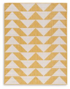 Signature Design by Ashley® R900062 Thomley - 5' x 7' Rug - Ivory / Yellow