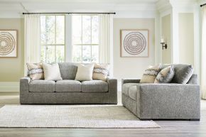 Signature Design by Ashley® 24904/38/35 Dunmor - Graphite - 2 Pc. - Sofa, Loveseat