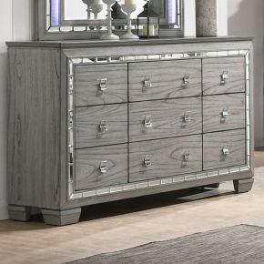 ACME 21825 Antares - Dresser - Light Gray Oak