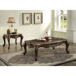 ACME 82145 ACME 82145 Latisha - Coffee Table - Marble Top & Antique Oak