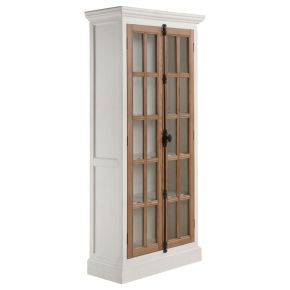 CoasterElevations 950965 Tammi - 2 Door Wood Tall Cabinet - Distressed White And Brown