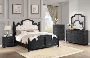 Coaster Fine Furniture 224761Q-S5 Celina - 5 Piece Queen Bedroom Set - Black