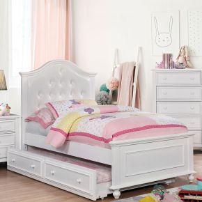Furniture of America CM7155WH-T-BED Olivia - Twin Bed - White
