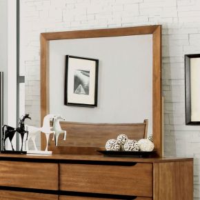 Furniture of America CM7386A-M Lennart - Rectangular Mirror - Oak