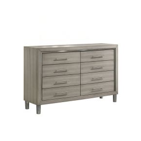 New Classic B1248-050 Lennox - 8 Drawer Dresser - Gray