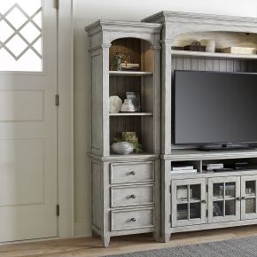 Liberty Furniture 824-EL78 Heartland - Left Pier - White