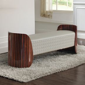 ACME BD20027 Jamonica - Bench - Gray & Dark Brown