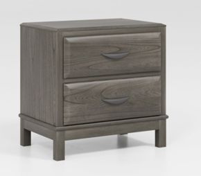 Ashley Furniture PCB478-92 Mazing - Two Drawer Night Stand - Gray