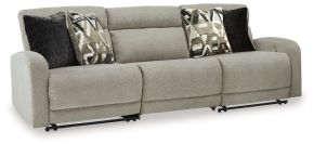 Signature Design by Ashley® 54405S8 Colleyville - Stone - 3-Piece Power Reclining Sectional