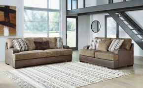 Signature Design by Ashley® 18704/38/35 Alesbury - 2 Pc. - Sofa, Loveseat - Chocolate
