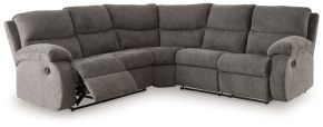 Signature Design by Ashley® 81807S2 Museum - Pewter - 2-Piece Reclining Sectional With Raf Reclining Loveseat