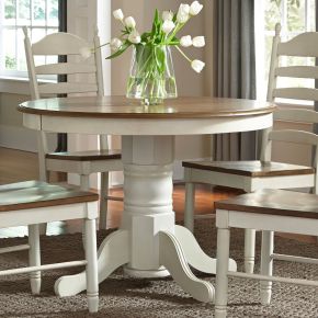 Liberty Furniture 278-CD-PDS Springfield - Pedestal Table - White