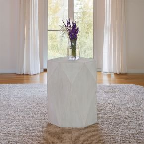 ACME LV02766 Hanniel - End Table - Antique White