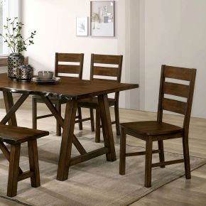 Furniture of America CM3484T Mapleton - Dining Table - Walnut
