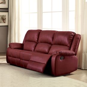 ACME LV52150 Zuriel - Motion Sofa - Red Synthetic Leather
