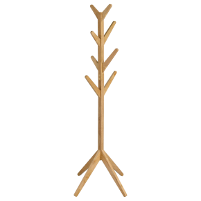 Coaster Fine Furniture 983271 Margaret - Solid Wood Coat Rack Clothing Hanger - Natural Oak