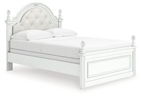 Signature Design by Ashley® PCB1819B6 Kozlani - Full Upholstered Panel Bed - White