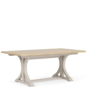 Riverside Furniture 79450 Glenndale - Rectangle Dining Table - Aged White / Wheat