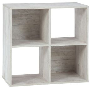Ashley Furniture EA1811-2X2 Ashley Furniture EA1811-2X2 Paxberry - Four Cube Organizer - Whitewash