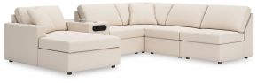 Ashley Furniture 92103S24 Ashley Furniture 92103S24 Modmax - 6-Piece Sectional With Laf Corner Chaise And Audio Console - Oyster