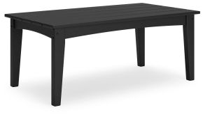Signature Design by Ashley® P108-701 Hyland Wave - Rectangular Cocktail Table - Black