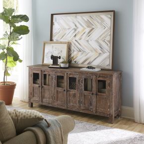 Liberty Furniture 831-TV70 Ruston - 70" Accent Entertainment Console - Light Brown