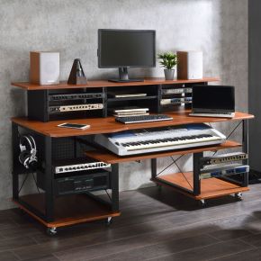 ACME OF00988 ACME OF00988 Megara - Music Desk - Cherry & Black