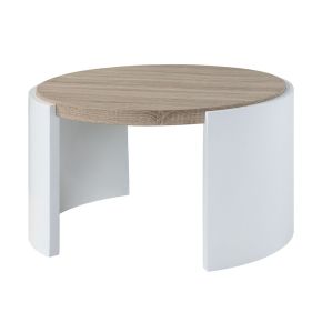ACME LV02414 ACME LV02414 Zoma - Coffee Table - Oak & White High Gloss