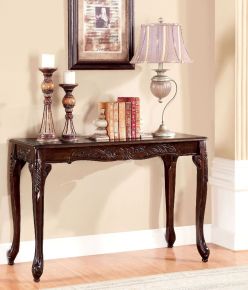 Furniture of America CM4914S Cheshire - Sofa Table - Dark Cherry