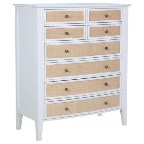 Coaster Fine Furniture 223475 Bexhill - 8-Drawer Chest Of Drawers - White