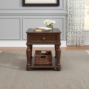 Liberty Furniture 418-OT1022 Allington - Rectangular End Table - Brown