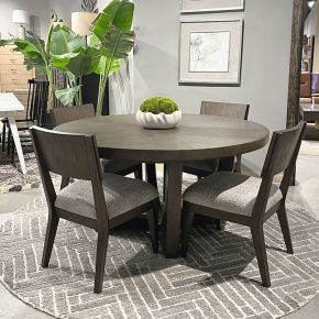 Liberty Furniture 732-DR-O5PDS Cascade Falls - 5 Piece Pedestal Table Set - Brown