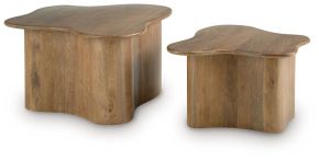 Signature Design by Ashley® A4000711 Abeford - Accent Cocktail Table (Set of 2) - Brown