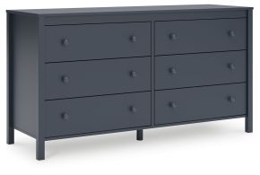 Ashley Furniture EB1528-231 Simmenfort - Six Drawer Dresser - Navy Blue