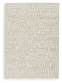 Signature Design by Ashley® R406932 Varahill - 5' x 7' Rug - Gray / Ivory