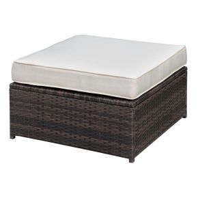 Furniture of America CM-OS2136-E Ilona - Ottoman - Brown / Beige